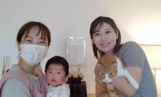 産後ヘルパーとお客様と赤ちゃん
