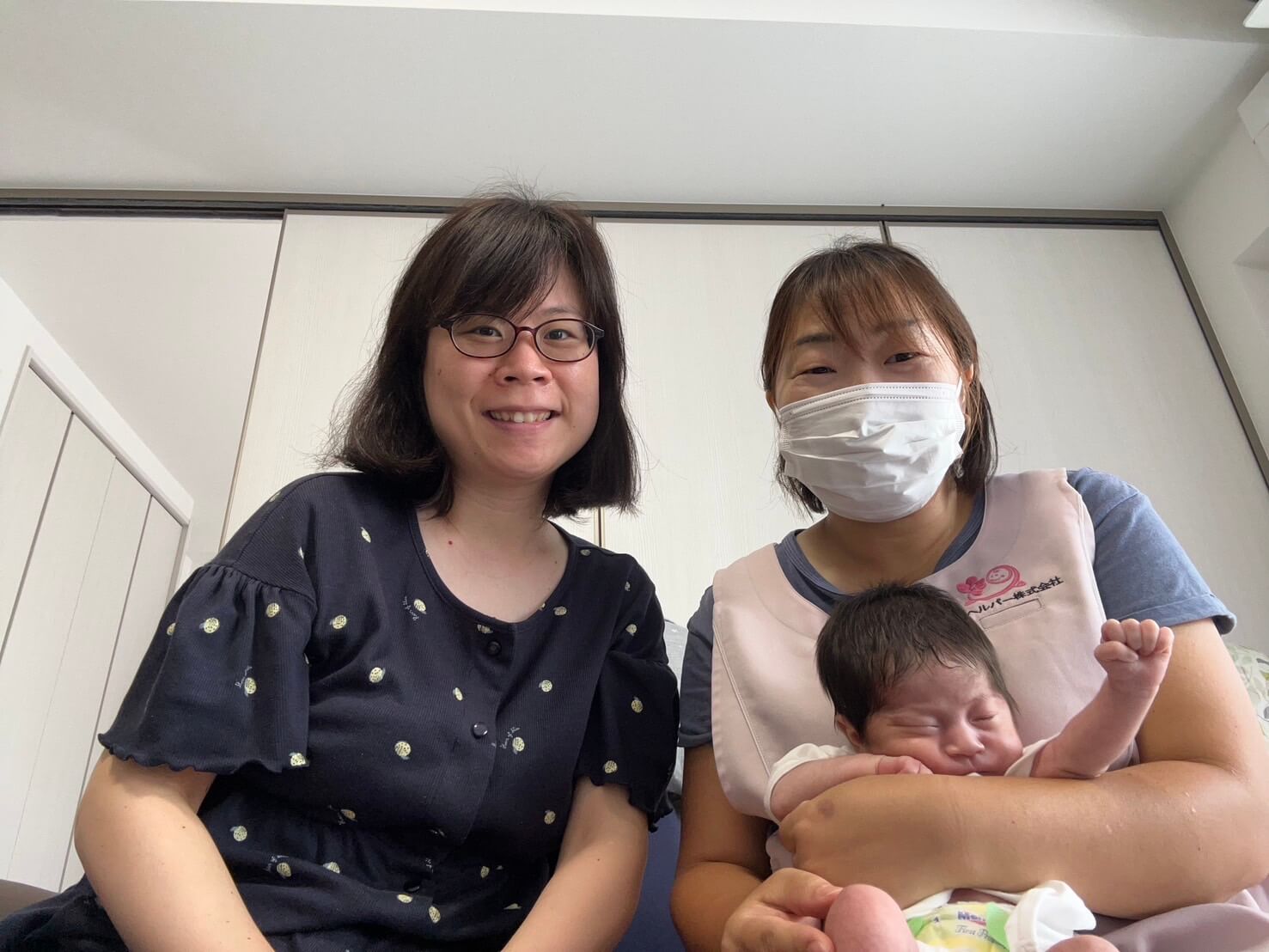 東京都江東区の産後ケア：退院して次の日から来てくださり、大変心強く
