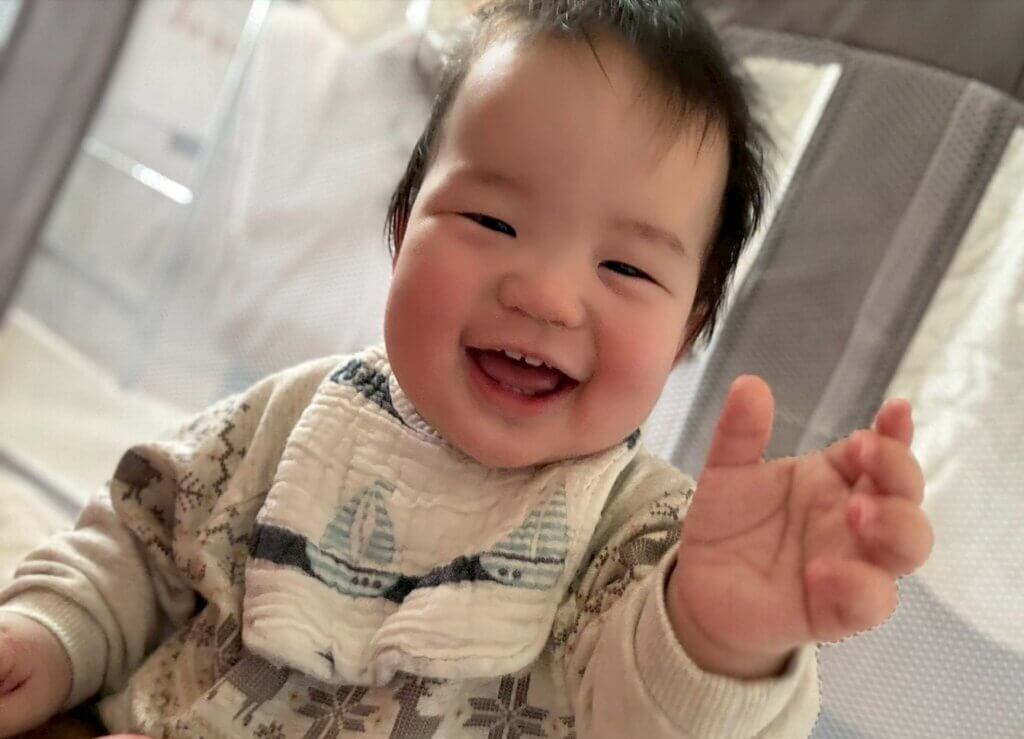 大阪の産後ケアの1歳赤ちゃんのベビーシッター